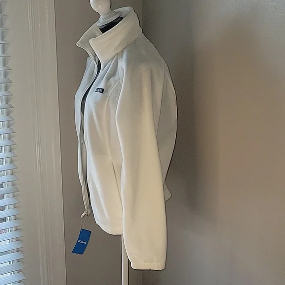 Womens Fleece Columbia Jacket Size M - Picture 3 of 6